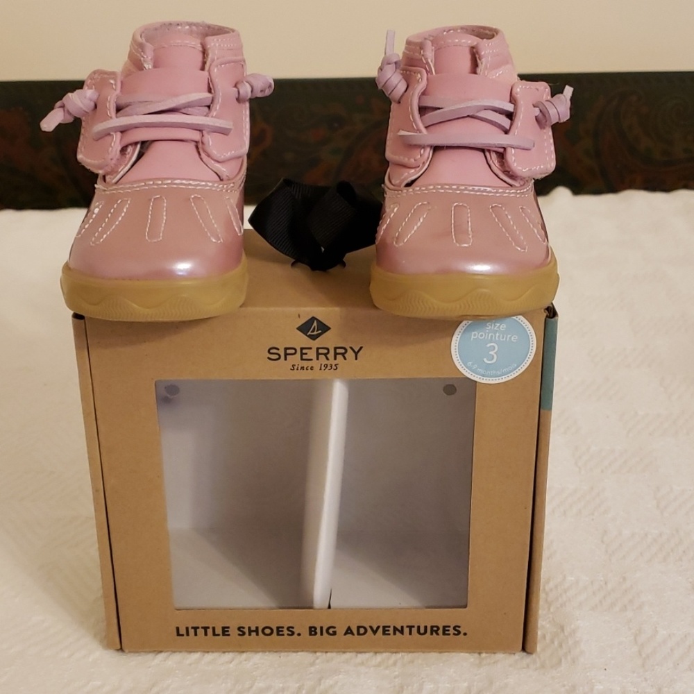 Sperry shoes Icestorm Crib Pink